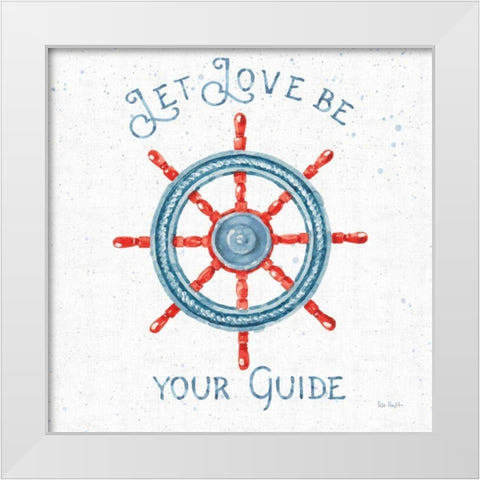 Nautical Life V No Stripes White Modern Wood Framed Art Print by Audit, Lisa
