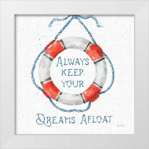 Nautical Life VI No Stripes White Modern Wood Framed Art Print by Audit, Lisa