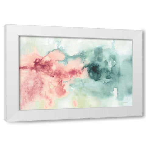 My Greenhouse Abstract I Pink White Modern Wood Framed Art Print by Audit, Lisa