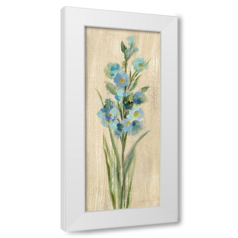 Farm Flower IV White Modern Wood Framed Art Print by Vassileva, Silvia