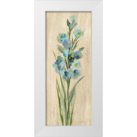 Farm Flower IV White Modern Wood Framed Art Print by Vassileva, Silvia