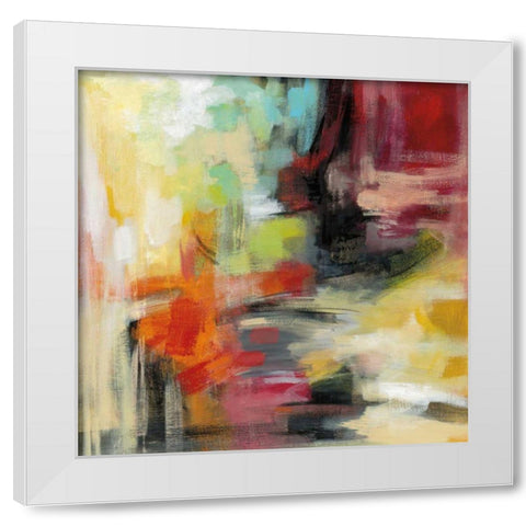 Kyoto Summer White Modern Wood Framed Art Print by Vassileva, Silvia