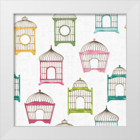 Dogwood Garden Step 03A White Modern Wood Framed Art Print by Audit, Lisa