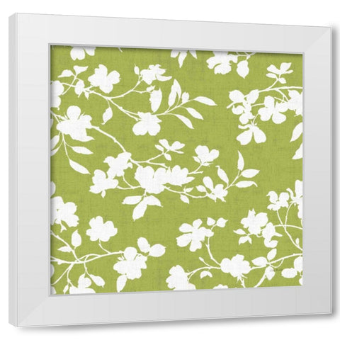Dogwood Garden Step 05C White Modern Wood Framed Art Print by Audit, Lisa