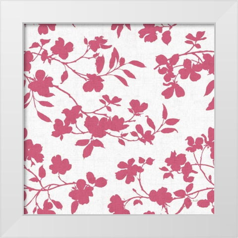 Dogwood Garden Step 06A White Modern Wood Framed Art Print by Audit, Lisa