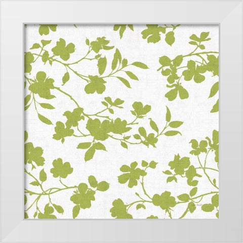 Dogwood Garden Step 06C White Modern Wood Framed Art Print by Audit, Lisa