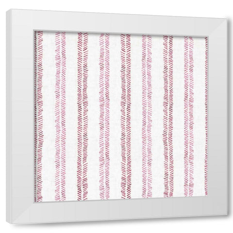 Dogwood Garden Step 07C White Modern Wood Framed Art Print by Audit, Lisa