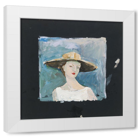 Missy White Modern Wood Framed Art Print by Tillmon, Avery