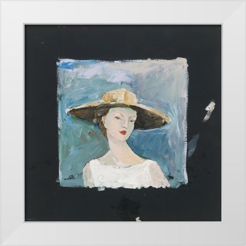 Missy White Modern Wood Framed Art Print by Tillmon, Avery