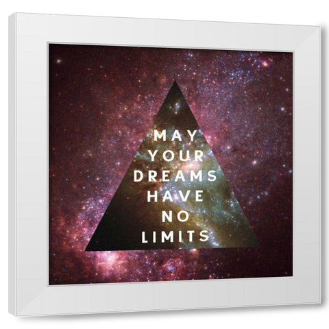 Out of this World II White Modern Wood Framed Art Print by Wild Apple Portfolio