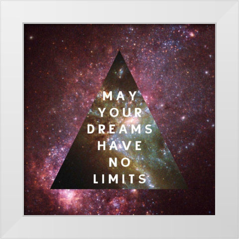 Out of this World II White Modern Wood Framed Art Print by Wild Apple Portfolio