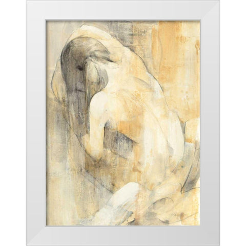 Boudoir I White Modern Wood Framed Art Print by Hristova, Albena