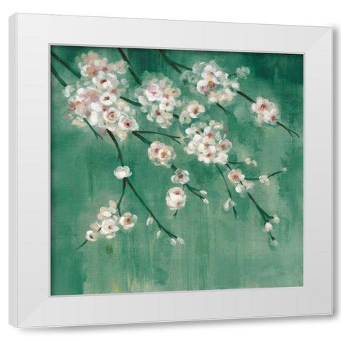 Cherry Cloud II Jade White Modern Wood Framed Art Print by Vassileva, Silvia