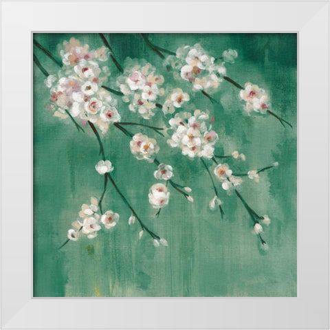 Cherry Cloud II Jade White Modern Wood Framed Art Print by Vassileva, Silvia