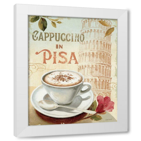 Cafe in Europe IV White Modern Wood Framed Art Print by Audit, Lisa