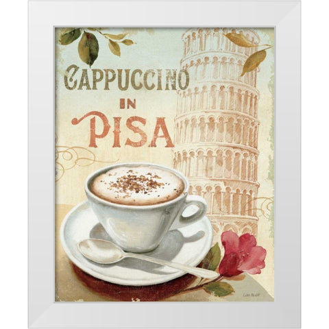 Cafe in Europe IV White Modern Wood Framed Art Print by Audit, Lisa