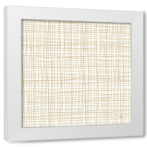 Spring Blooms Pattern XIA White Modern Wood Framed Art Print by Marshall, Laura