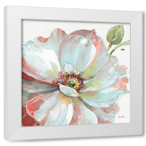 Spring Meadow VI White Modern Wood Framed Art Print by Audit, Lisa
