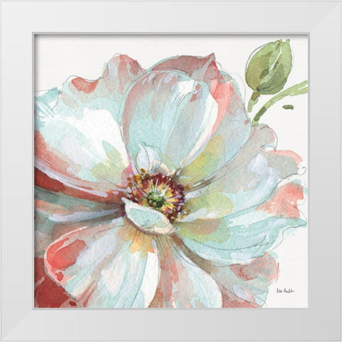 Spring Meadow VI White Modern Wood Framed Art Print by Audit, Lisa