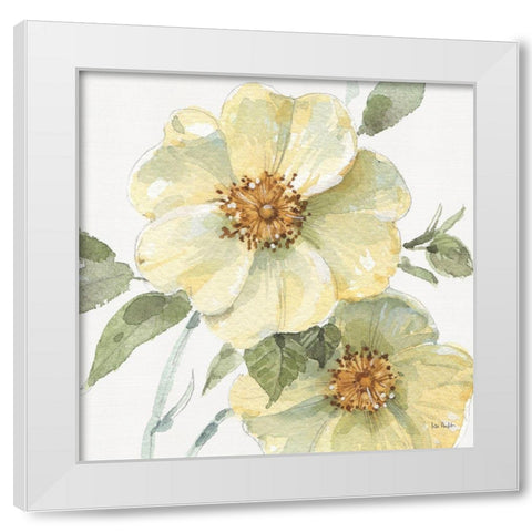 Spring Meadow VII White Modern Wood Framed Art Print by Audit, Lisa