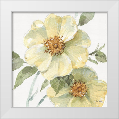 Spring Meadow VII White Modern Wood Framed Art Print by Audit, Lisa