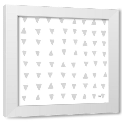 Scandy Baby Pattern XIVC White Modern Wood Framed Art Print by Averinos, Melissa