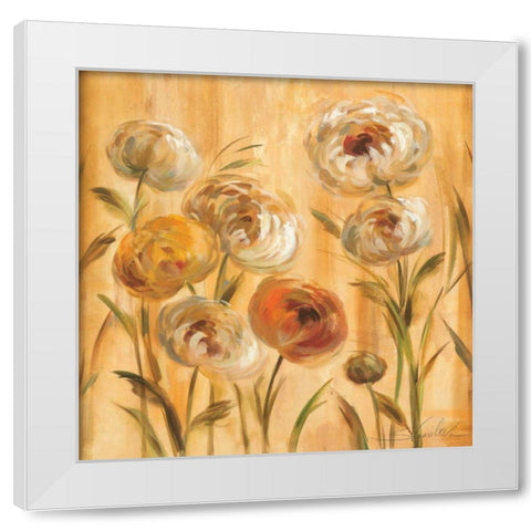 Sunshine Mums II White Modern Wood Framed Art Print by Vassileva, Silvia
