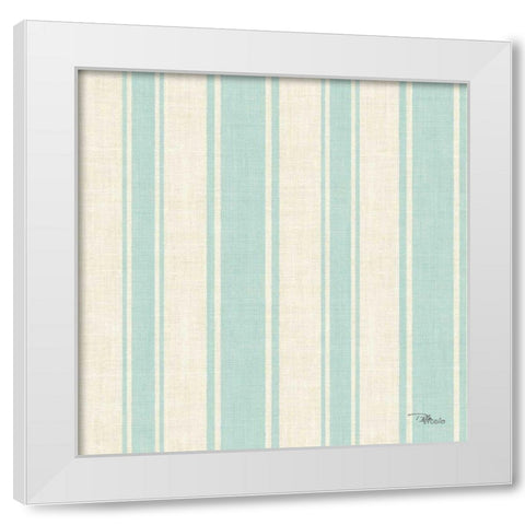 Coastal Farmhouse Pattern VA White Modern Wood Framed Art Print by Pela Studio