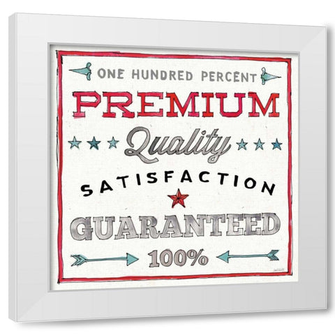Farm Signs VII White Modern Wood Framed Art Print by Tavoletti, Anne