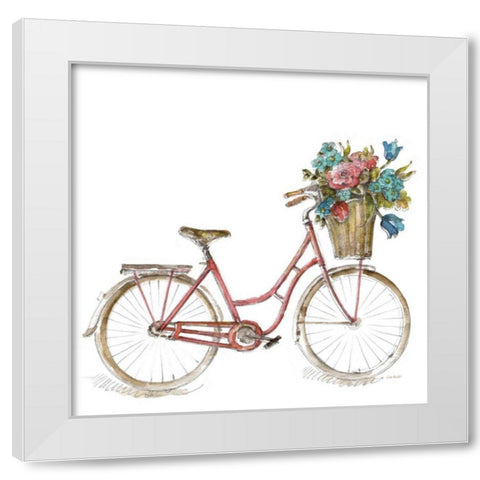 Paris Forever II v2 White White Modern Wood Framed Art Print by Audit, Lisa