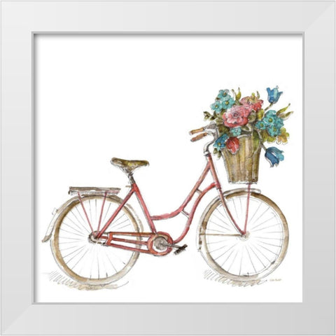 Paris Forever II v2 White White Modern Wood Framed Art Print by Audit, Lisa