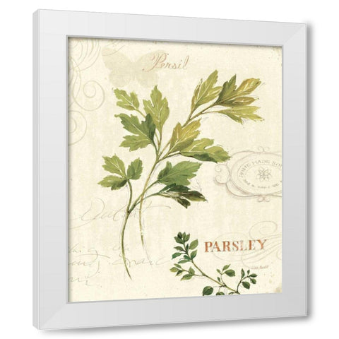 Aromantique I White Modern Wood Framed Art Print by Audit, Lisa