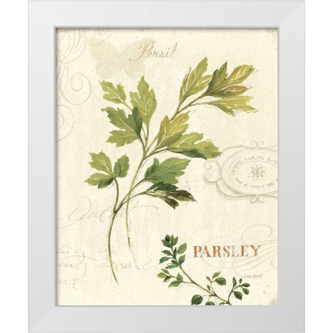 Aromantique I White Modern Wood Framed Art Print by Audit, Lisa