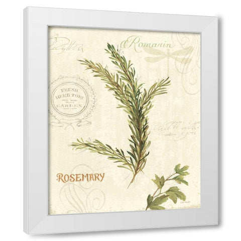 Aromantique II White Modern Wood Framed Art Print by Audit, Lisa
