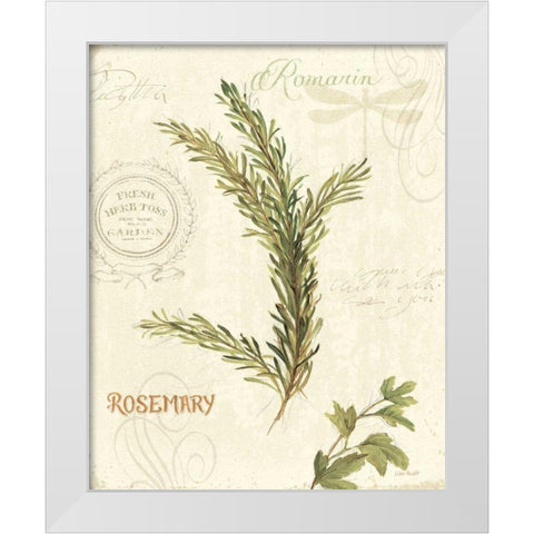 Aromantique II White Modern Wood Framed Art Print by Audit, Lisa
