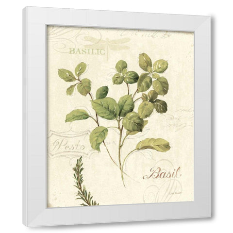 Aromantique III White Modern Wood Framed Art Print by Audit, Lisa