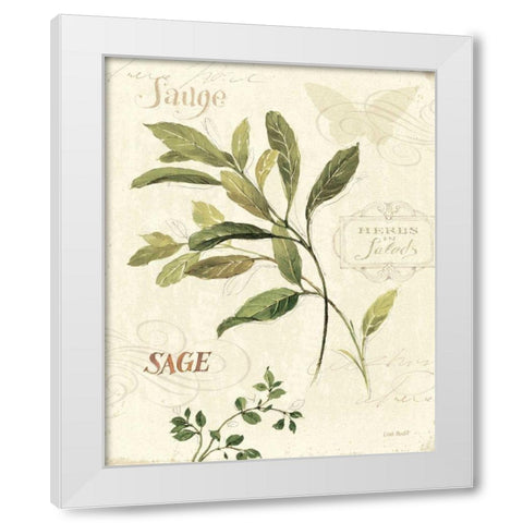 Aromantique IV White Modern Wood Framed Art Print by Audit, Lisa