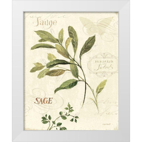 Aromantique IV White Modern Wood Framed Art Print by Audit, Lisa