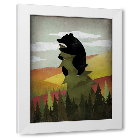 Leaf Peeper No Words White Modern Wood Framed Art Print by Fowler, Ryan