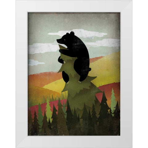 Leaf Peeper No Words White Modern Wood Framed Art Print by Fowler, Ryan