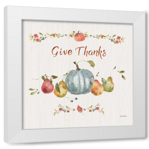 Time to Share IV White Modern Wood Framed Art Print by Audit, Lisa