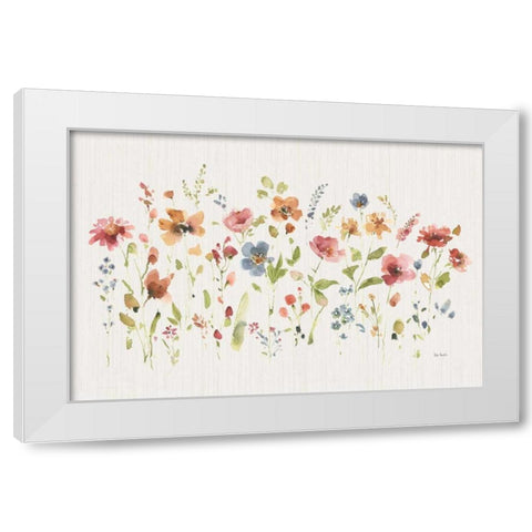 Time to Share VII White Modern Wood Framed Art Print by Audit, Lisa