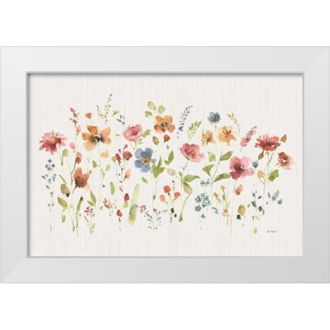 Time to Share VII White Modern Wood Framed Art Print by Audit, Lisa