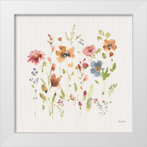 Time to Share VIII White Modern Wood Framed Art Print by Audit, Lisa