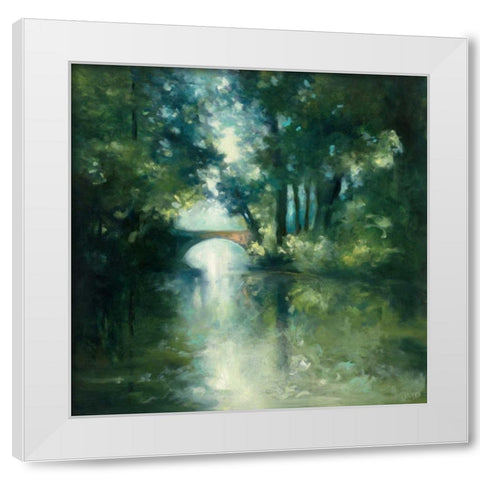 Peek a Boo White Modern Wood Framed Art Print by Purinton, Julia