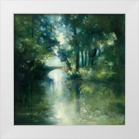 Peek a Boo White Modern Wood Framed Art Print by Purinton, Julia