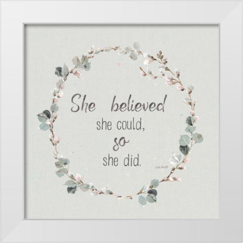 A Country Weekend XXVI v2 Sage White Modern Wood Framed Art Print by Audit, Lisa