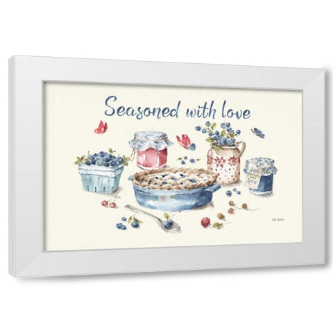 Summer Garden XII White Modern Wood Framed Art Print by Audit, Lisa