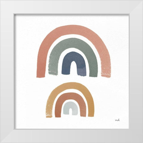 After the Rain I White Modern Wood Framed Art Print by Hershey, Moira