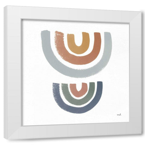 After the Rain II White Modern Wood Framed Art Print by Hershey, Moira